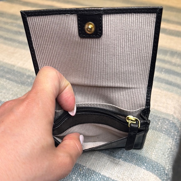 Margot Black Card Holder Leather Accessory - Picture 6 of 7